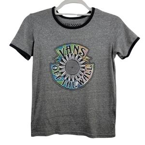 Vans Off The Wall Baby Textured T-Shirt Size XSmall